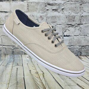 L.L. Bean Women's Canvas Shoes 9.5 M Beige Boat‎ Deck Sneakers 286791 Casual